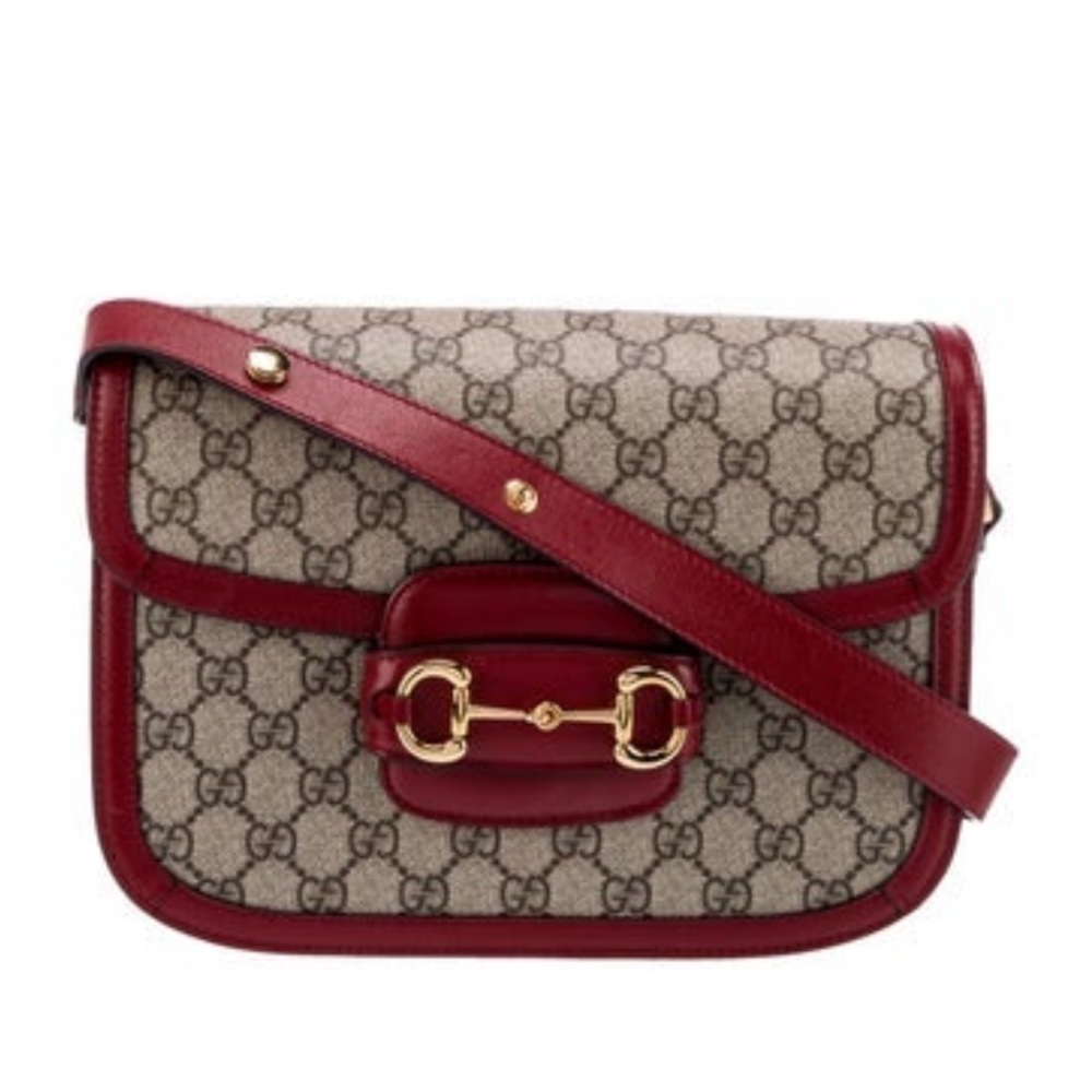GG supreme Gucci Horsebit 1955 shoulder bag